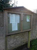 Village noticeboard